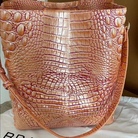 Brahmin NWOT Apricot Rose Celina - Picture 3 of 5